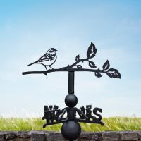  Reed bunting weathervane on a summers day