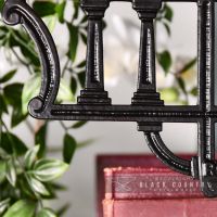 Close-up of the Black Finish on the Shelf Bracket