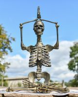 "Elias" the Enlightened Skeleton - Brushed Gold