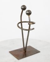 "Embrace" Upcycled Metal Art Ornament