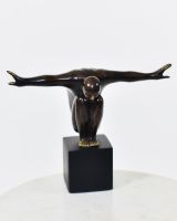 "Equilibrium" Cast Brass Interior Sculpture