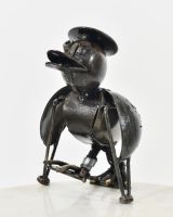"Flap" Injured Duck Scrap Metal Sculpture