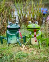 "Fletcher" the Frog Garden Sculpture