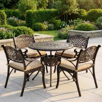  Four Seater Furniture Set In Situ with cushions digital illustration