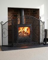 "Fulshaw" Ornate Triple-Fold Fire Guard Digital Illustration