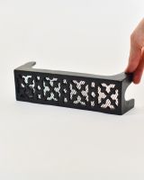 ‘Garrison’ Cast Iron Air Brick 9"x3" to scale with hand as a reference