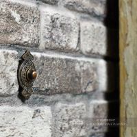 “Hampern Close” Antique Copper Decorative Bell Push By Front Door
