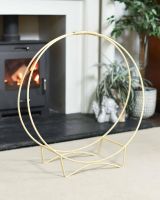 Empty “Harewood Park” Cream Contemporary Log Rack & Holder Empty “Harewood Park” Cream Contemporary Log Rack & Holder