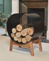 "Henlow" Contemporary Log Holder