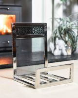 Empty “Hinburn House” Contemporary Stainless Steel Log Store Empty “Hinburn House” Contemporary Stainless Steel Log Store