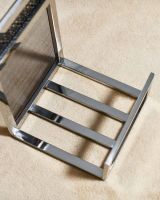 Empty “Hinburn House” Contemporary Stainless Steel Log Store in Situ Empty “Hinburn House” Contemporary Stainless Steel Log Store in Situ