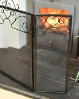 Close-Up of “Holmwood Manor” Three Panel Fire Guard