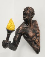 "Ignite" Cast Aluminium Wall Art in Bronze and Copper Finish