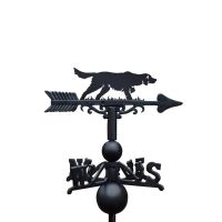 Irish setter weathervane in situ Irish setter weathervane in situ