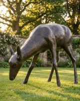 "Ivy" Doe Eating Garden Sculpture digital illustration "Ivy" Doe Eating Garden Sculpture digital illustration