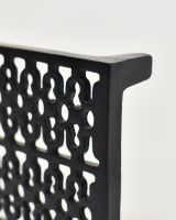 "Keyhole" Cast Iron Air Brick 9"x6" close up of top right corner