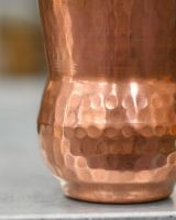 Close-Up of Hammered Copper Finish