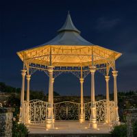 "Lady Leticia Dream Carousel" Pavilion- 3.4m Digital Illustration At Night