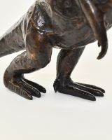 ‘Legacy’ the Cast Brass T-Rex Ornament close up on legs