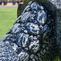 Close-Up of Black & Silver Finish Close-Up of Black & Silver Finish