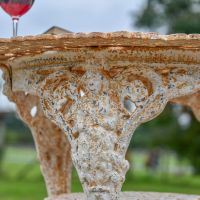 Ornate Design o the Legs of the Table