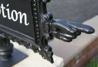 “Millington” Directional Cast Aluminium Sign