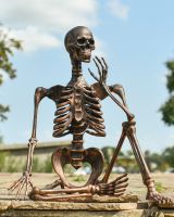 "Percival" the Pensive Skeleton - Copper