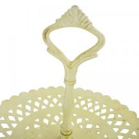 “Perincroft House” Cream Three Tiered Cake Stand 