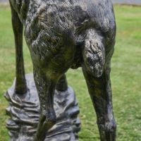 View of the Back of the “Renwick” Stag on Rock Sculpture View of the Back of the “Renwick” Stag on Rock Sculpture