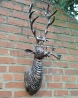 "Ronnie" the Stag Humourous Cast Aluminium Wall Art main image "Ronnie" the Stag Humourous Cast Aluminium Wall Art main image
