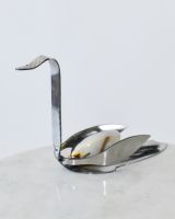 "Serene Swan" Upcycled Metal House Ornament "Serene Swan" Upcycled Metal House Ornament