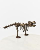 "Snap" Upcycled Metal T-Rex Ornament