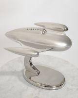 "Sonic" Retro Spaceship Nickel Plated Home Ornament