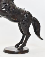 "Sovereign Stallion" Cast Brass Horse Ornament close up of legs
