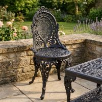 “St Petersburg” Deluxe Garden Chairs in a Black Finish DIgital Illustration