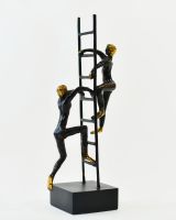 "Summit Seekers" Cast Brass Sculpture
