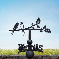 Swallow weathervane on a sunny day