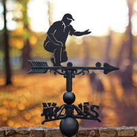 "The Bowler" Cast Iron & Steel Weathervane "The Bowler" Cast Iron & Steel Weathervane