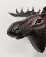 "The Great North" Moose Head Wall Art close up of head