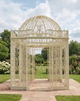 "The Royal Alexandria" Cream Wrought Iron Gazebo