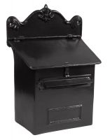 “Twilight Shadows” Black Goldhay Post Box