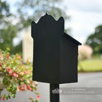 “Twilight Shadows” Black Goldhay Post Box Rear