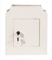 “Windsor Rose” White and Gold Post Box