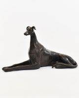 "Zenith Scout" Cast Brass Greyhound Ornament