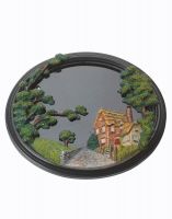 A Blank "Brushford Hill Cottage" Hand Painted Countryside House Sign on a Plain White Background - Digital Illustration A Blank "Brushford Hill Cottage" Hand Painted Countryside House Sign on a Plain White Background - Digital Illustration
