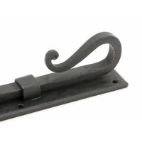 A Close up of the Handle on a The 8" Shepherds Crook Security Bolt for Windows & Doors A Close up of the Handle on a The 8" Shepherds Crook Security Bolt for Windows & Doors