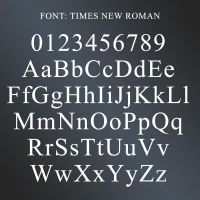 A layout of the Available Custom Text for the Elf House Name Sign A layout of the Available Custom Text for the Elf House Name Sign