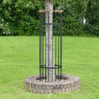 Achilles Black and Gold Heavy Duty Iron Tree Guard