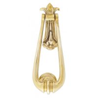 "Addison Loop" Polished Brass Door Knocker  "Addison Loop" Polished Brass Door Knocker