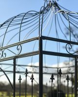 Close up of Scroll Detail on Gazebo 